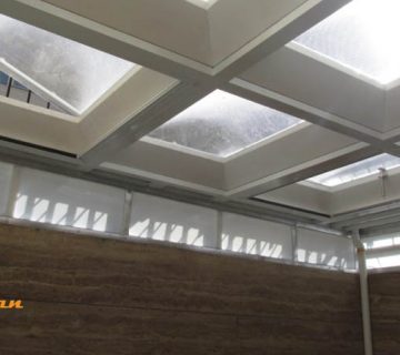 تهویه مناسب با نورگیرهای پلی کربنات