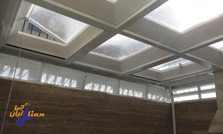 تهویه مناسب با نورگیرهای پلی کربنات