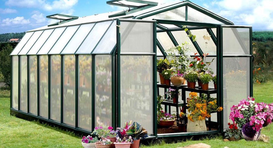 ورق تخت پلی کربنات در گلخانه صنعتی