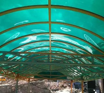 نورگیر های قوسی با پلی کربنات