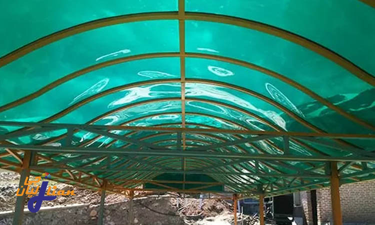 نورگیر های قوسی با پلی کربنات