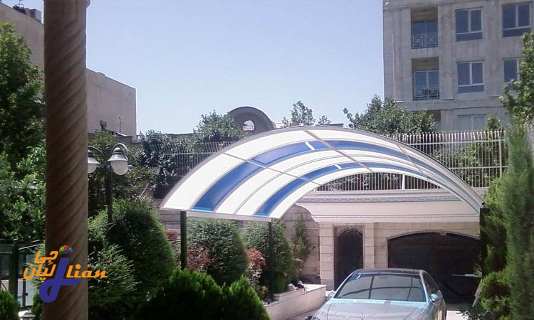 استفاده از ورق پلی کربنات برای سقف شیب دار